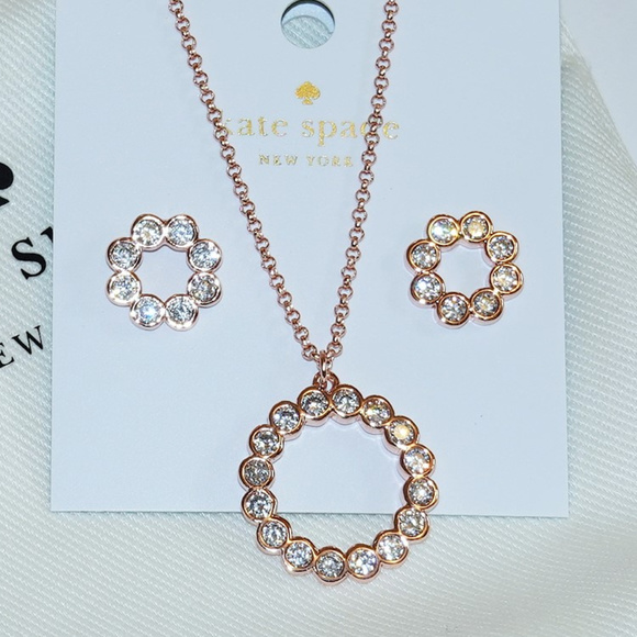 Kate Spade Full Circle Pendant and Earrings Set - Picture 4 of 4